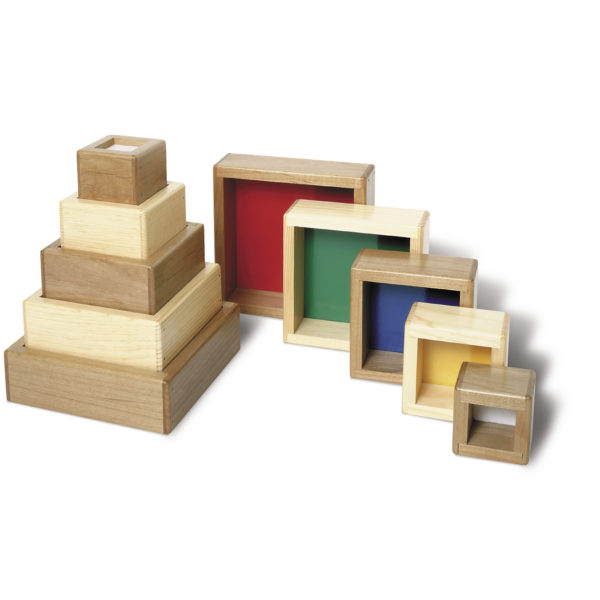 wooden stacking tower