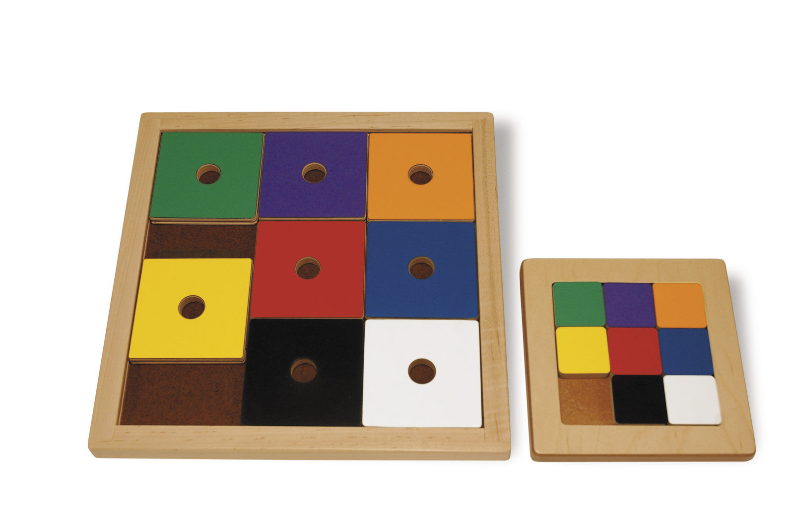 mathematical puzzle with movable disks